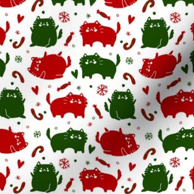 Christmas Cats and Candy Canes