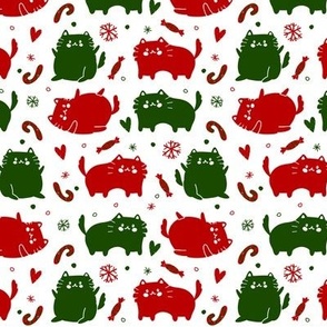 Christmas Cats and Candy Canes