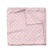 pink linen dots