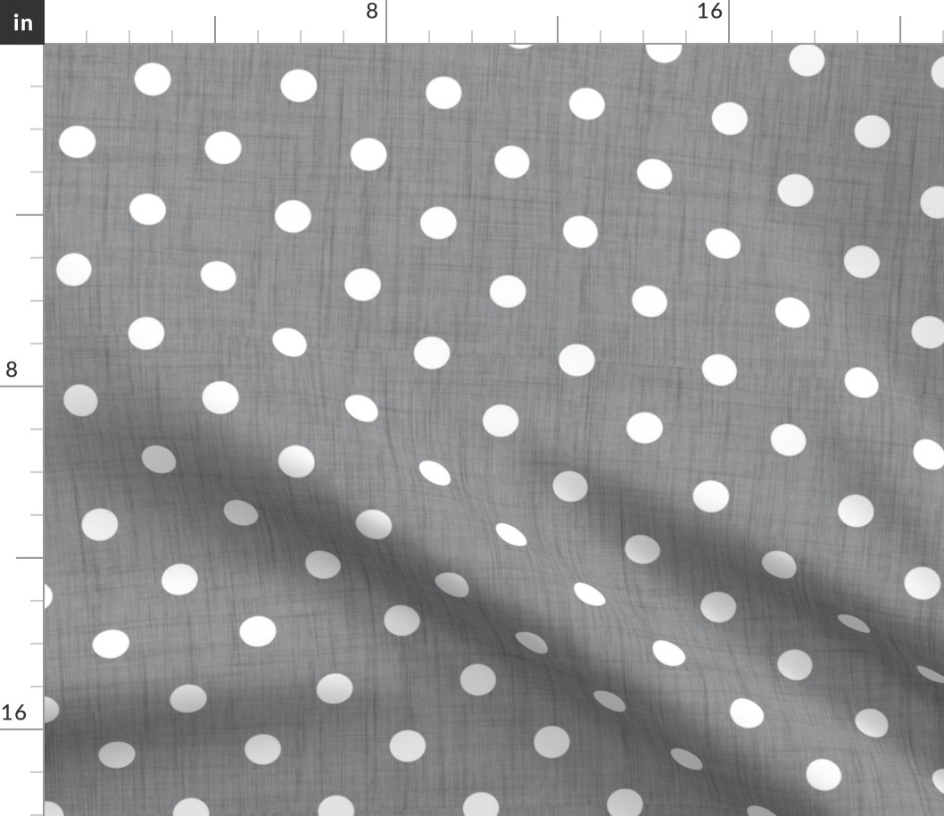 black linen dots