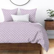 lavender linen dots