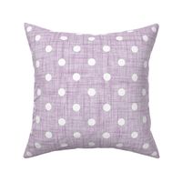 lavender linen dots