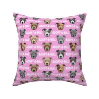 Adopt-a-bull - pit bulls - American Pit Bull Terrier dog - pink - LAD19