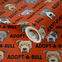 Adopt-a-bull - pit bulls - American Pit Bull Terrier dog - rust - LAD19