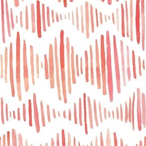 Blush Coral Watercolor Abstract Line Texture // © ZirkusDesign Pulse, Painting, Triangles, Pyraminds, Pink, Red, Orange, Textural, Heartbeat