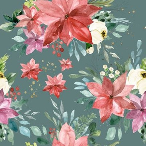 Merry Watercolor Florals // Juniper