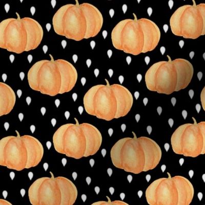 Pumpkins & Seeds | Black | Renee Davis