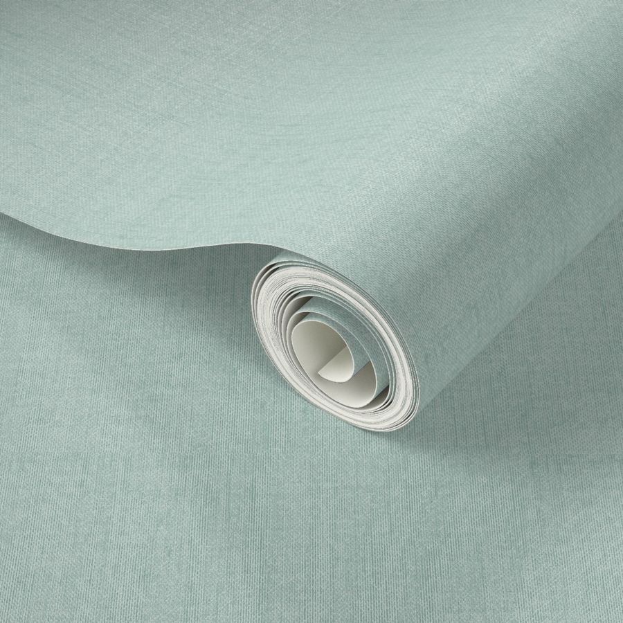 Solid Textured Linen - Light Sage Green