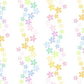 Rainbow Pastel - Hula Flowers -  Â© PinkSodaPop 4ComputerHeaven.com