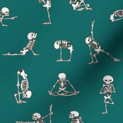 Skeleton Yoga in  Green