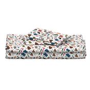 Abstract Italian Terrazzo Chic #1 - white marble (small)