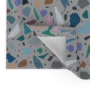 Abstract Italian Terrazzo Chic #2 - grey concrete (small)