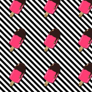 Ice Cream on High Contrast Strips