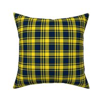 Plaid- navy and yellow - C19BS