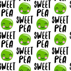 Sweet Pea -  B & W - Cute Food - LAD19