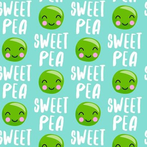 Sweet Pea - Teal- Cute Food - LAD19