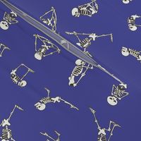 Skeleton Yoga in Purple