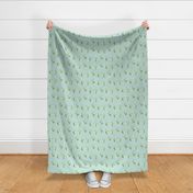 Lily Green on Seafoam // large