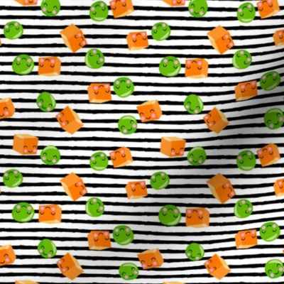 Peas and Carrots - BFF- Black Stripes - LAD19