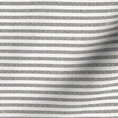 AEGEAN DENIM WHITE TICKING STRIPE ROTATED