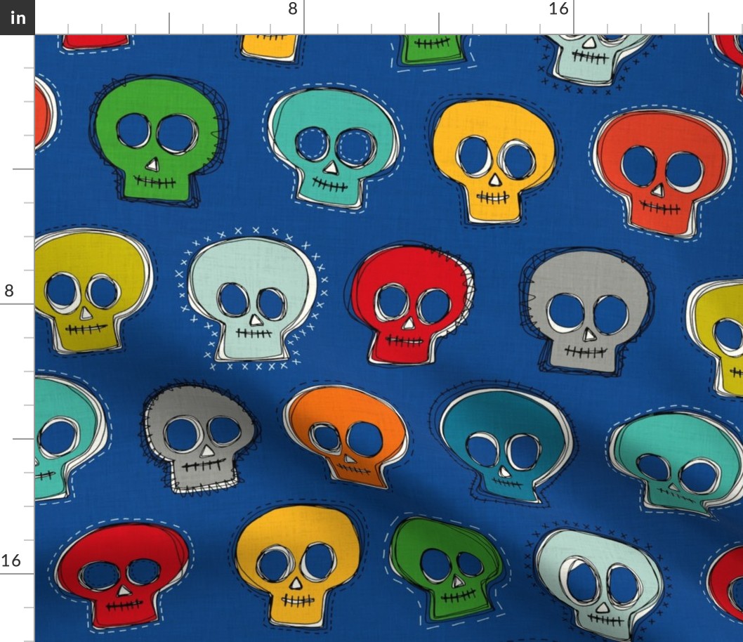 sew skully lapis