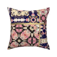 Japanese floral boho patchwork