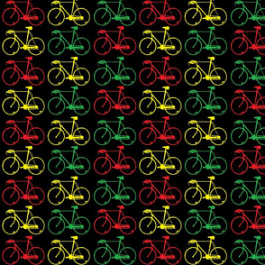 bicycles red yellow green