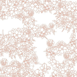 Floral Whimsical Garden Jumbo (Dusty Pink)