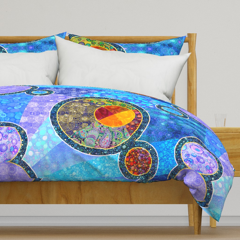 Nightscape Cosmic Quilt - Yard Design