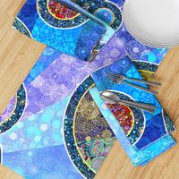 Nightscape Cosmic Quilt - Yard Design