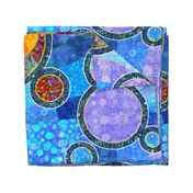 Nightscape Cosmic Quilt - Yard Design