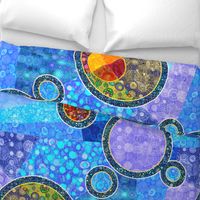 Nightscape Cosmic Quilt - Yard Design