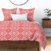 digital kilim coral