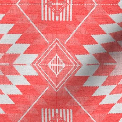 digital kilim coral