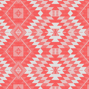 digital kilim coral