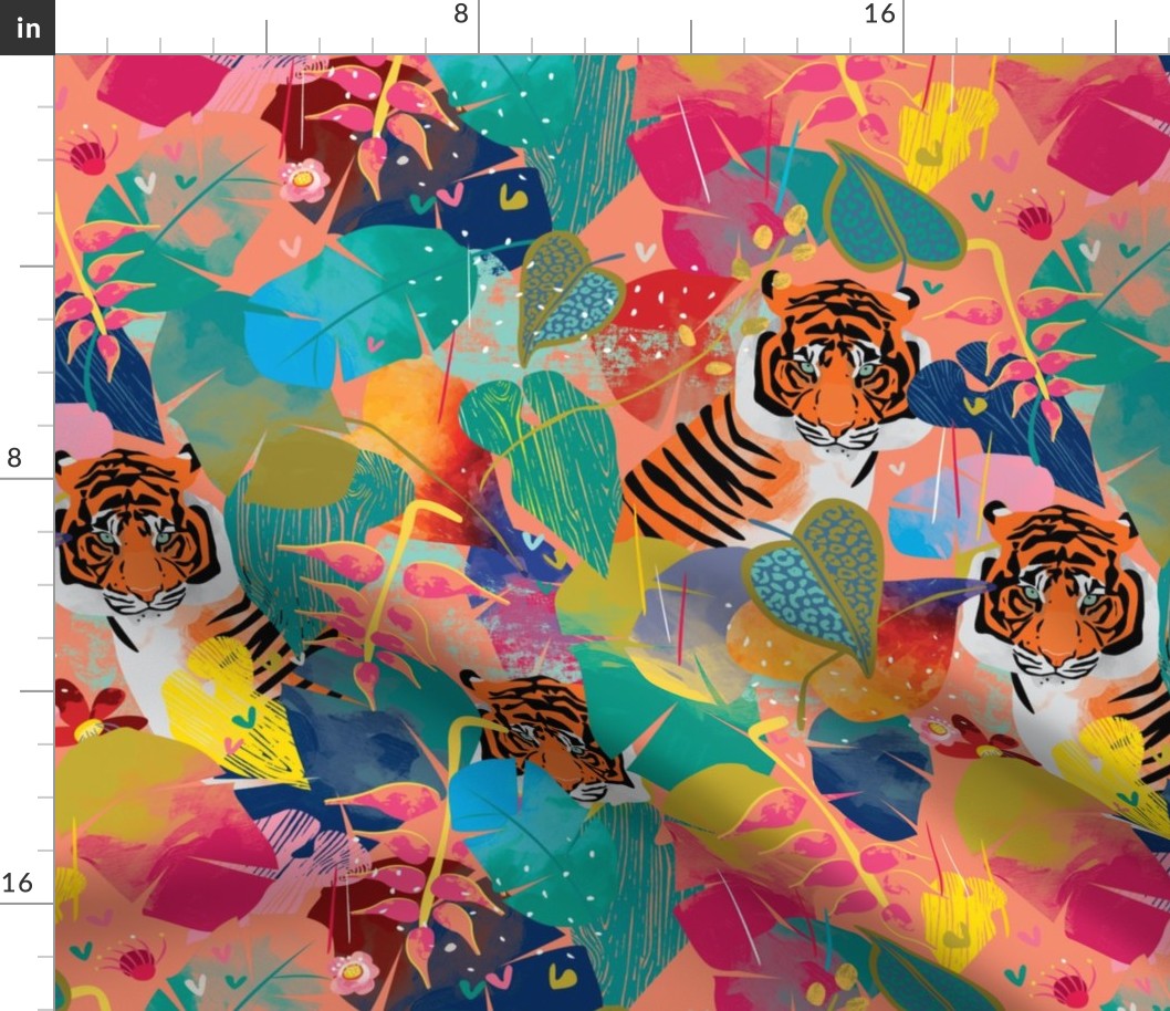 Bohemian Rhapsody Tiger pink by Mount Vic and Me