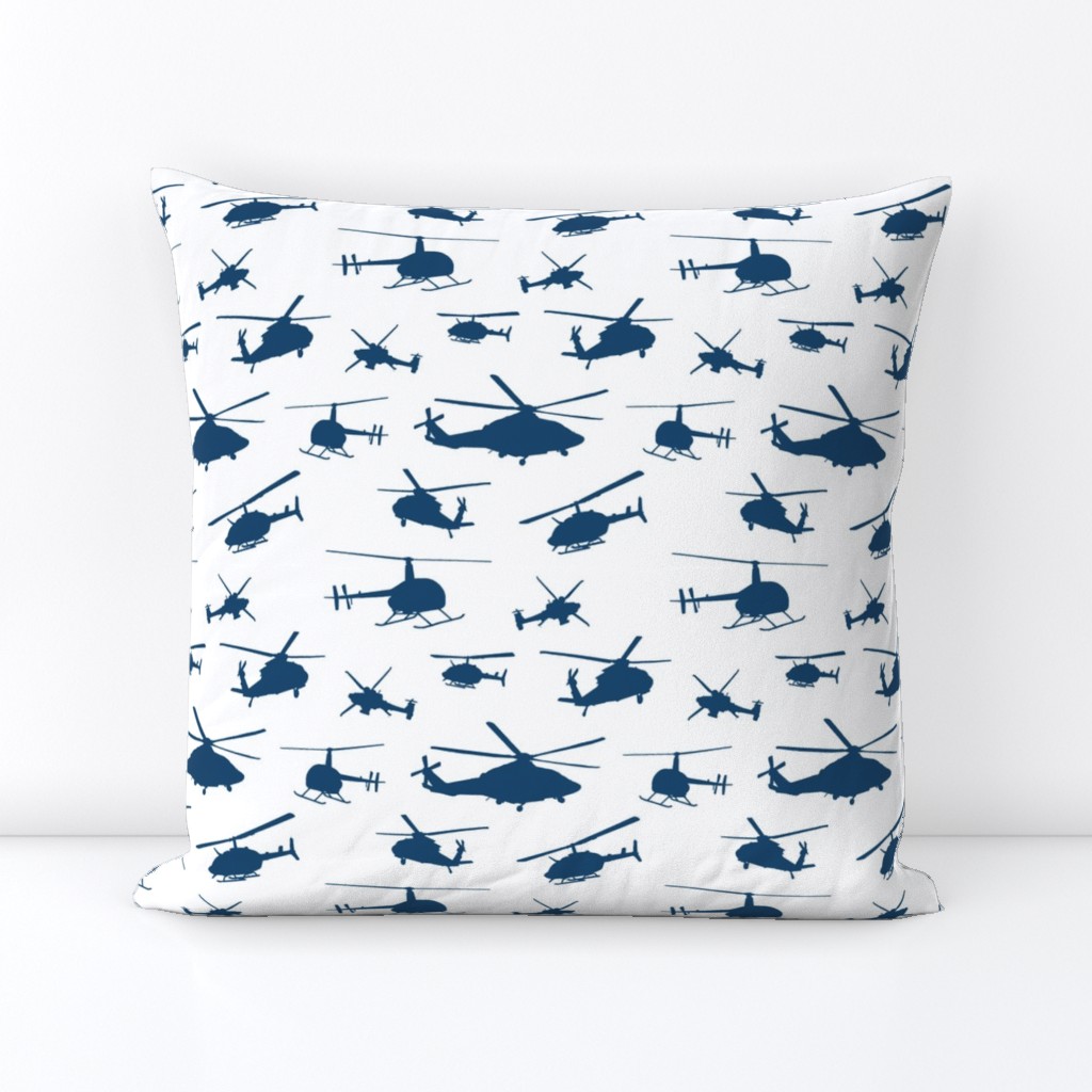 Navy Helicopter Silhouettes // Small