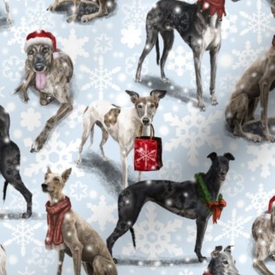 Christmas Greyhounds