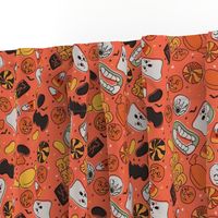 Vintage Orange Halloween Treats