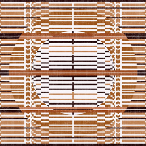 horizontal stripe quilt in soft earth