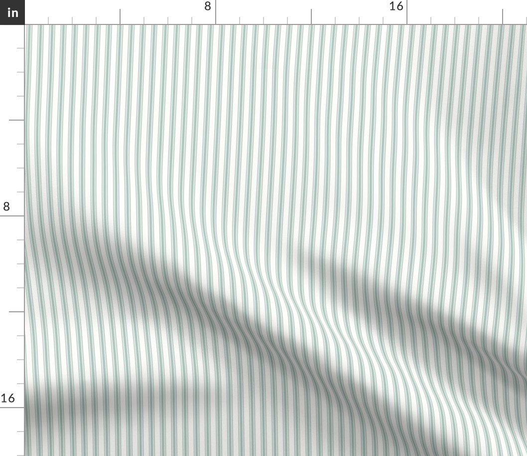 Ticking Stripe in Beach Glass