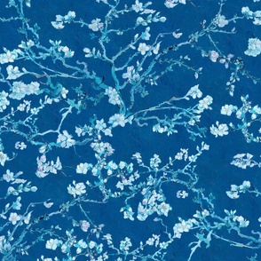 Vincent Van Gogh Almond Blossom Classic Blue