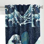 Wave of Kanagawa Cheater Quilt