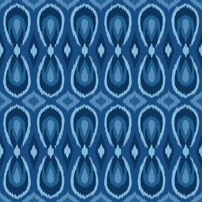 teardrop ikat blues