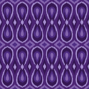 teardrop ikat purple