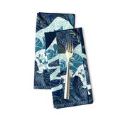 Tea Towel Wave of Kanagawa 