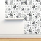 animal alphabet quilt grey-01