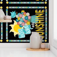 1 Yard Cheater Quilt - You Are My Sunshine