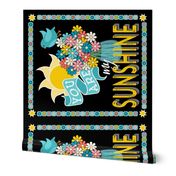 1 Yard Cheater Quilt - You Are My Sunshine