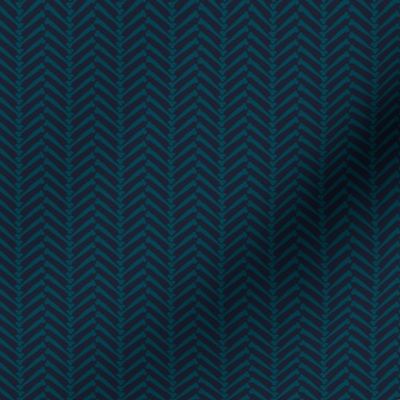 Halloween HerringBONE - Blue